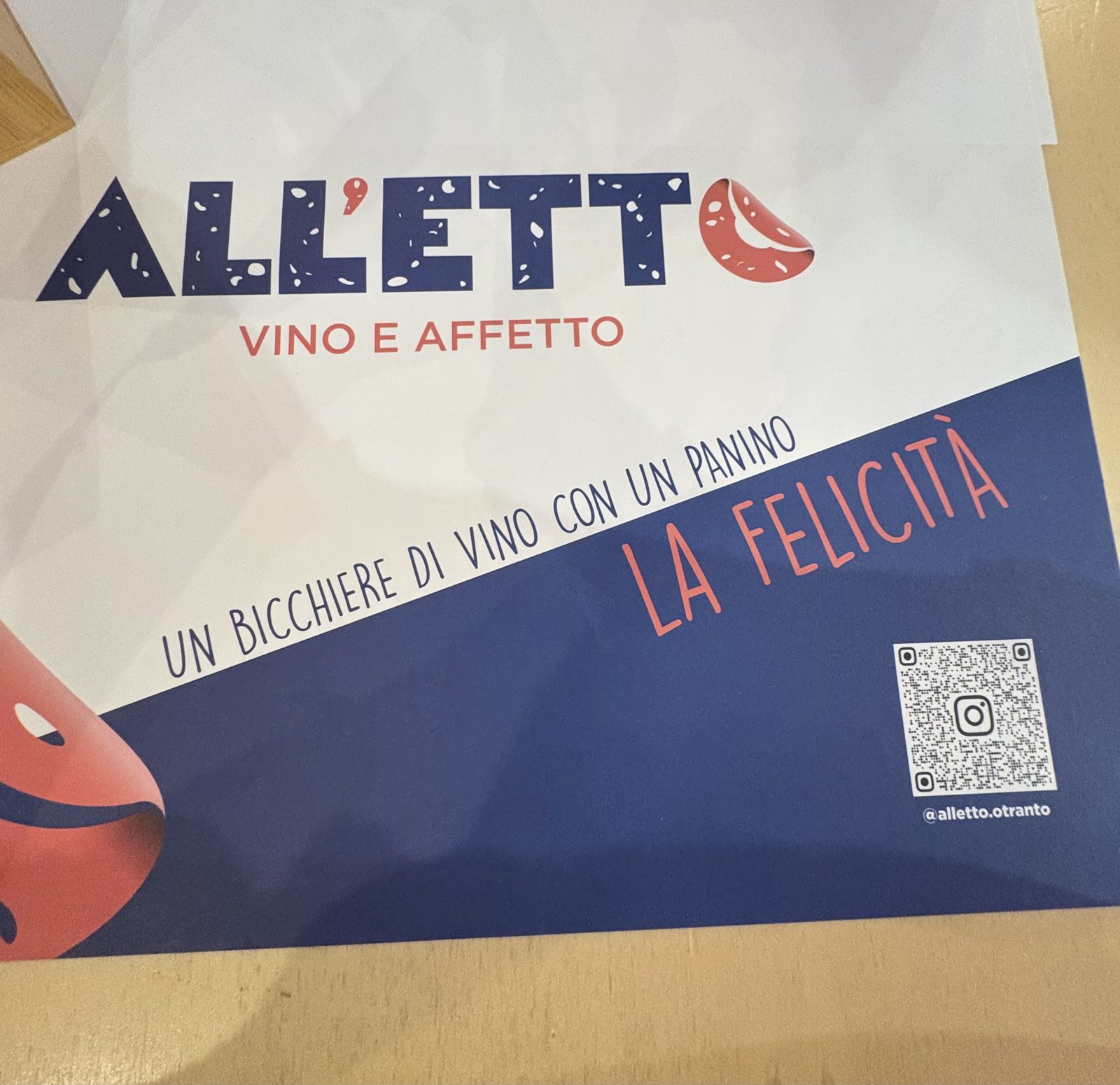 Foto 1 di All’etto vino e affetto